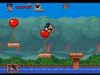 une photo d'Ã©cran de The Great Circus Mystery Starring Mickey and Minnie sur Nintendo Super Nes